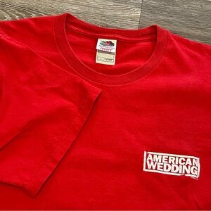 Vintage 2003 American Wedding Movie Promo T Shirt Size Large Comedy Stiffler